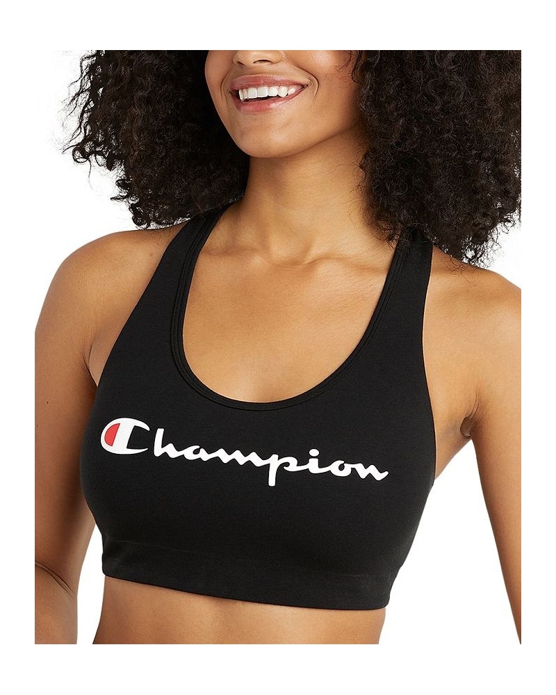 Women's Medium-Support Sports Bra Black $15.28 Bras