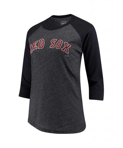 Women's David Ortiz Navy Boston Red Sox Three-Fourth-Sleeve Raglan Name and Number T-shirt Navy $31.26 Tops