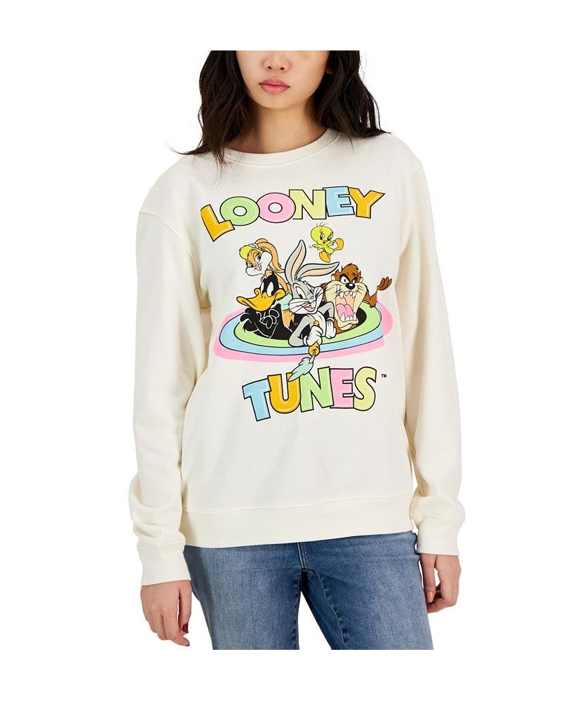 Juniors' Looney Tunes Graphic T-Shirt Egret $9.98 Tops