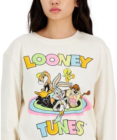 Juniors' Looney Tunes Graphic T-Shirt Egret $9.98 Tops