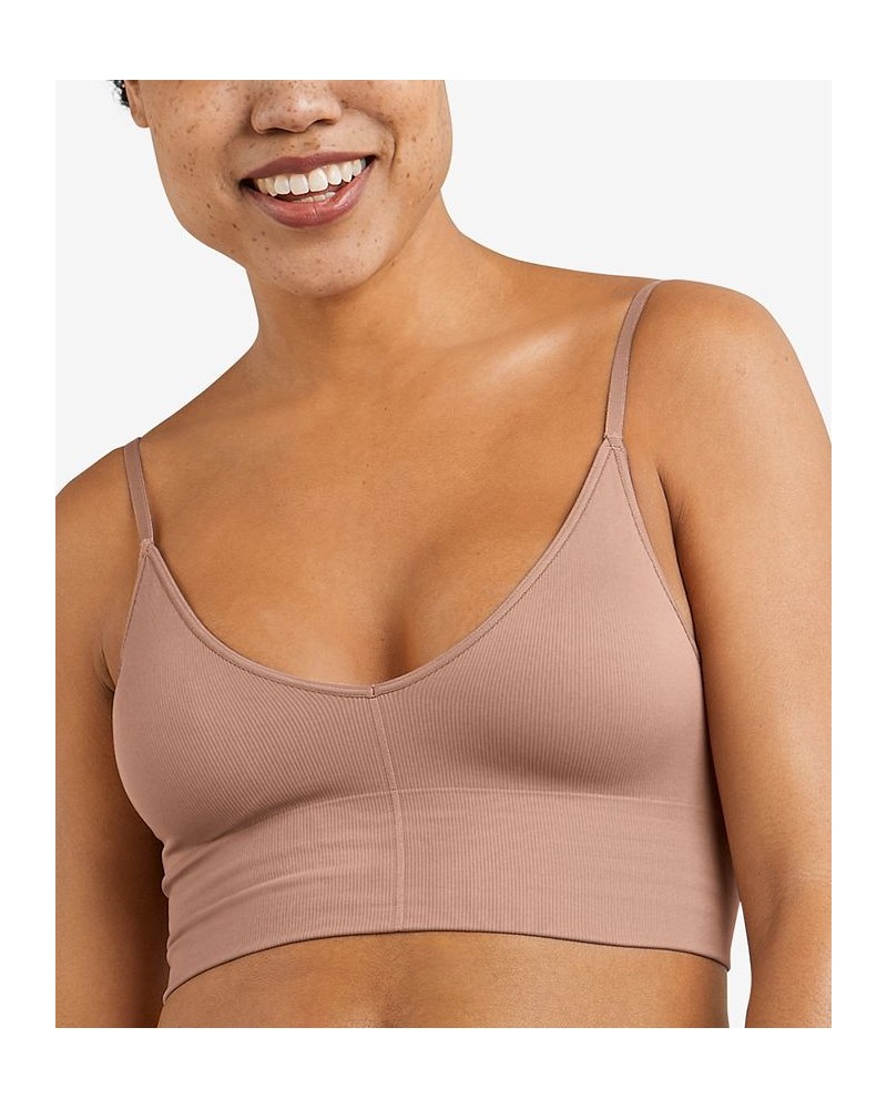 Women's Pure Comfort Feel Good Seamless Brami DM2302 Iced Mocha $15.11 Bras