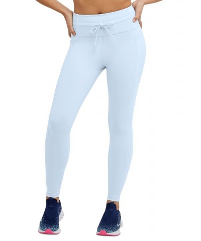 Women's Soft Touch Drawstring Leggings Ciel Blue $28.00 Pants