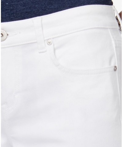 Petite Raw-Hem Bermuda Shorts Bright White $16.79 Shorts