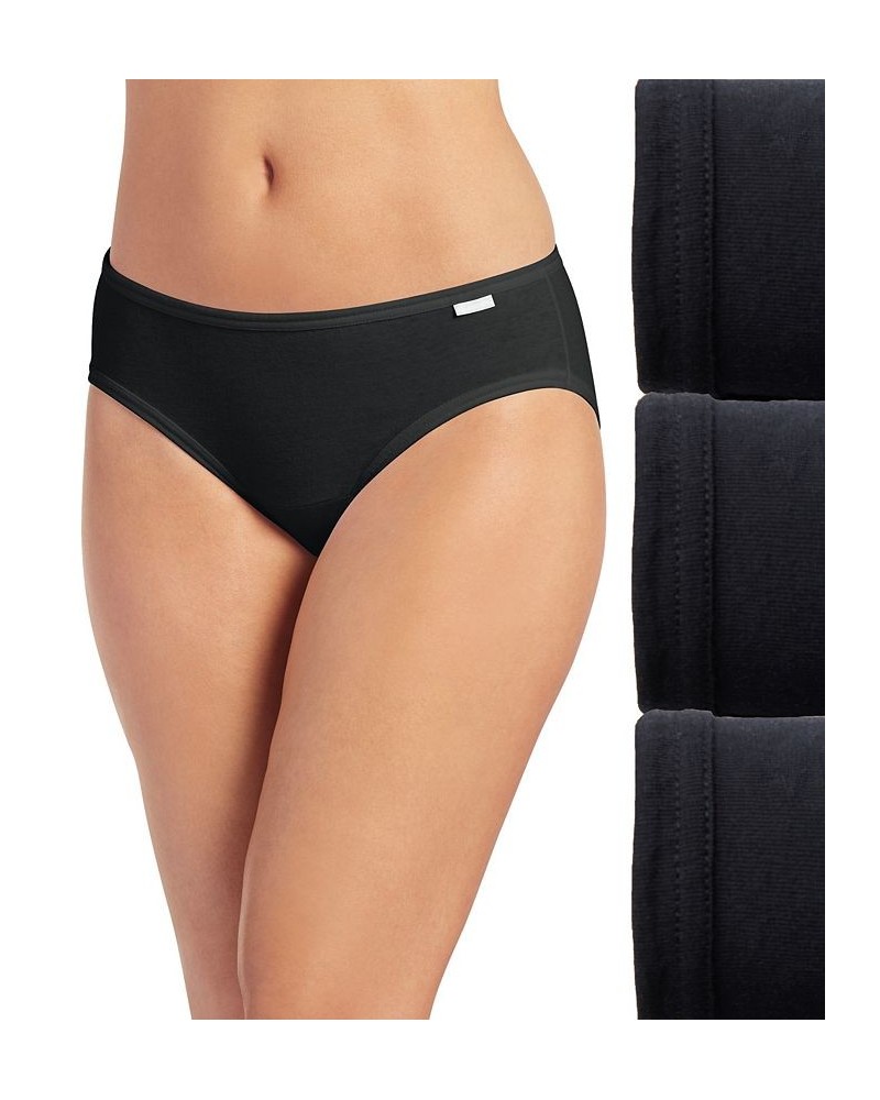 Elance Bikini Underwear 3 Pack 1489 3 Black $13.43 Panty