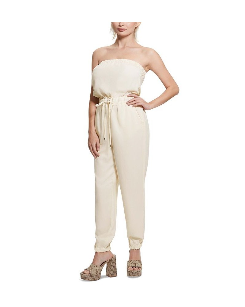 Women's Sleeveless Jade Jumpsuit White $47.40 Pants