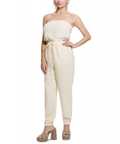 Women's Sleeveless Jade Jumpsuit White $47.40 Pants