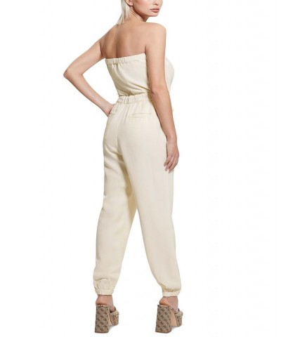 Women's Sleeveless Jade Jumpsuit White $47.40 Pants