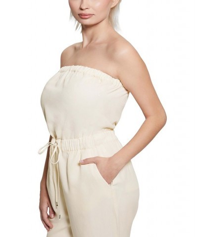 Women's Sleeveless Jade Jumpsuit White $47.40 Pants