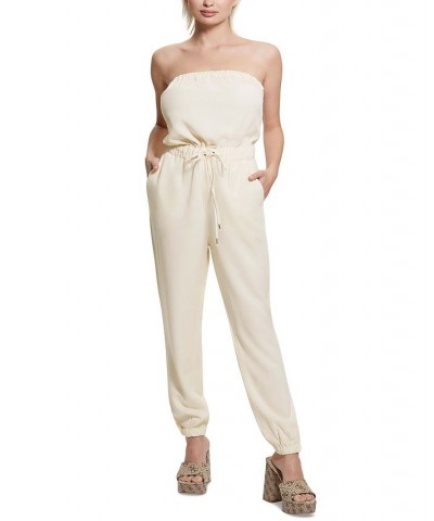 Women's Sleeveless Jade Jumpsuit White $47.40 Pants