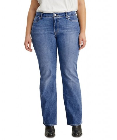 Trendy Plus Size 415 Classic Bootcut Jeans Lapis Awe $28.00 Jeans