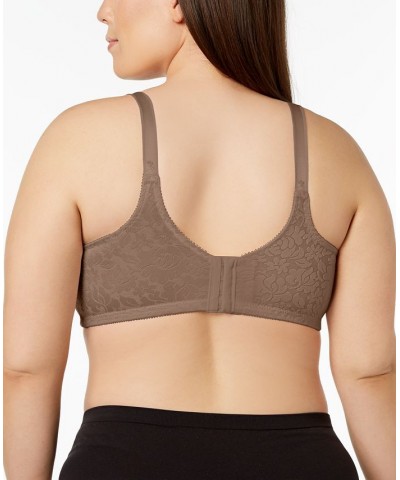 Double Support Spa Closure Wireless Bra 3372 Sheer Latte Jacquard (Nude 4) $13.23 Bras