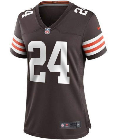 Women's Nick Chubb Brown Cleveland Browns Game Jersey Brown $46.20 Jersey