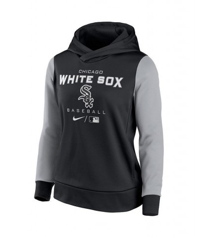 Women's Black and Gray Chicago White Sox Authentic Collection Pullover Hoodie Black, Gray $39.60 Sweatshirts