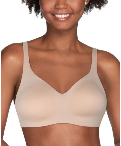 Women's Beyond Comfort Simple Sizing Wirefree Bra 72204 Damask Neutral $14.83 Bras