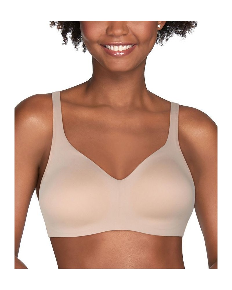 Women's Beyond Comfort Simple Sizing Wirefree Bra 72204 Damask Neutral $14.83 Bras