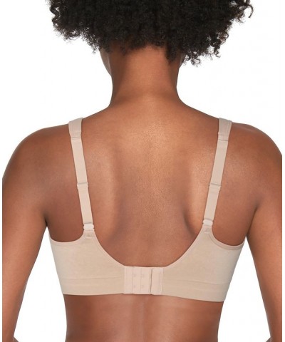 Women's Beyond Comfort Simple Sizing Wirefree Bra 72204 Damask Neutral $14.83 Bras