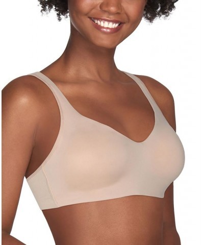 Women's Beyond Comfort Simple Sizing Wirefree Bra 72204 Damask Neutral $14.83 Bras