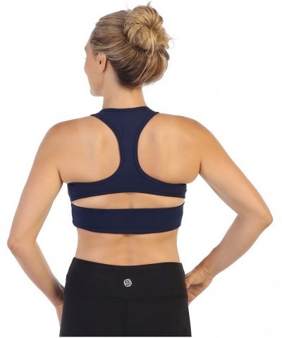 Racerback Sports Bra Blue $39.00 Bras