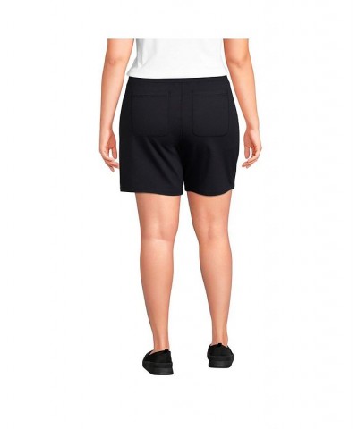 Women's Plus Size Active 5 Pocket Shorts Black $32.23 Shorts