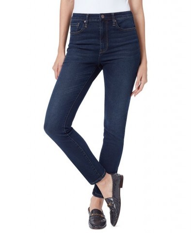 Women's High-Rise Slit Ankle Skinny Jeans FLAWLESS BLUE $23.68 Jeans