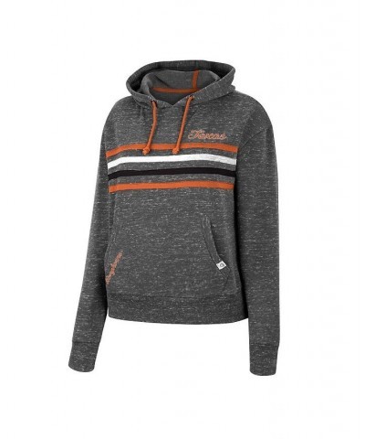 Women's Charcoal Texas Longhorns Backstage Speckled Pullover Hoodie Charcoal $36.29 Sweatshirts